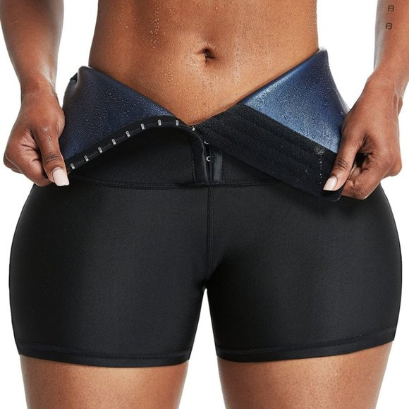 Sauna Sweat Belt Shorts - Picture 1 of 6